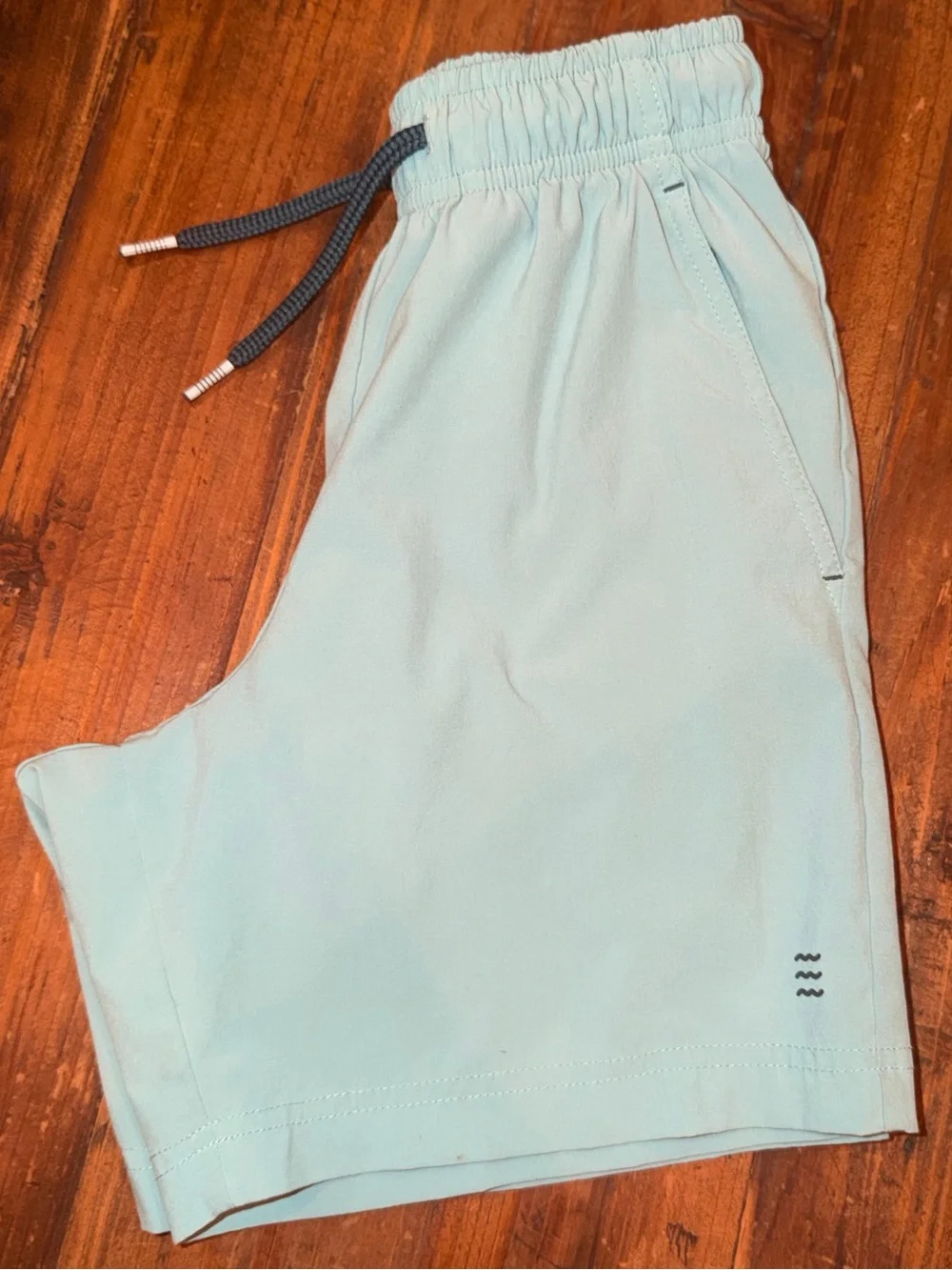Free Fly Apparel Light Blue Kids Performance Drawstring Shorts